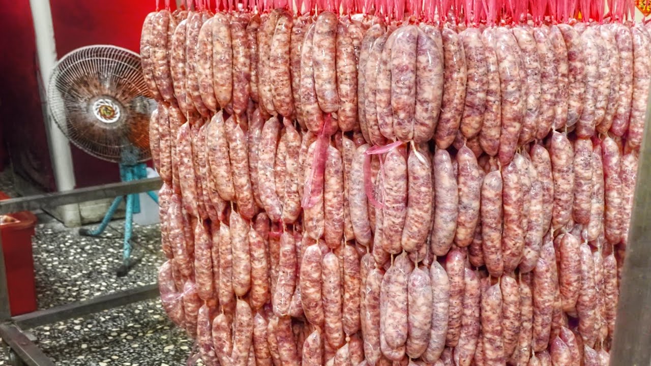 傳統香腸製作 台灣餐桌不可或缺的美食 / Sausage , salsus , salami , pepperoni , chorizo making skills -台灣街頭美食