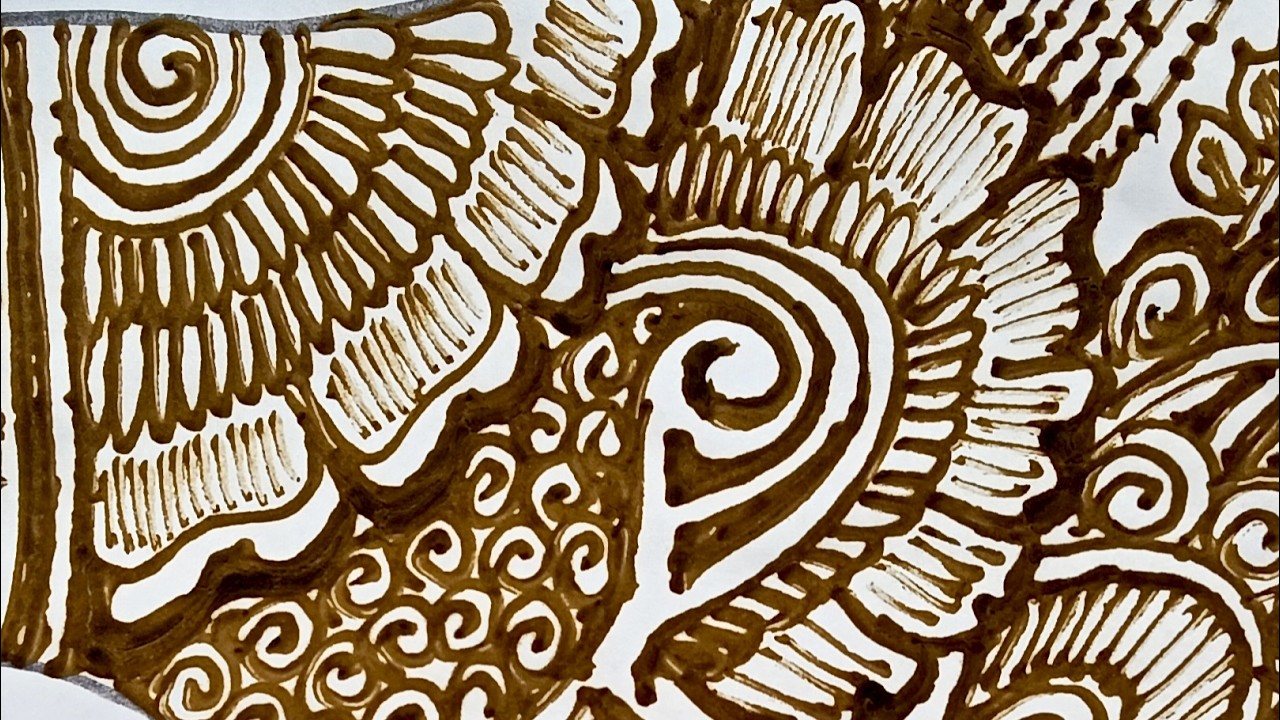 Easy Front Hand Mehndi Design for Beginners II Full Hand Mehndi Design