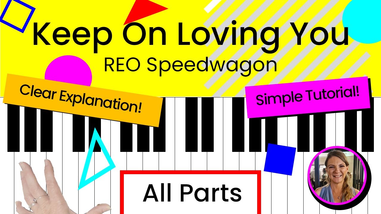 How to play Keep On Loving You - REO Speedwagon | EASY Piano Tutorial!!