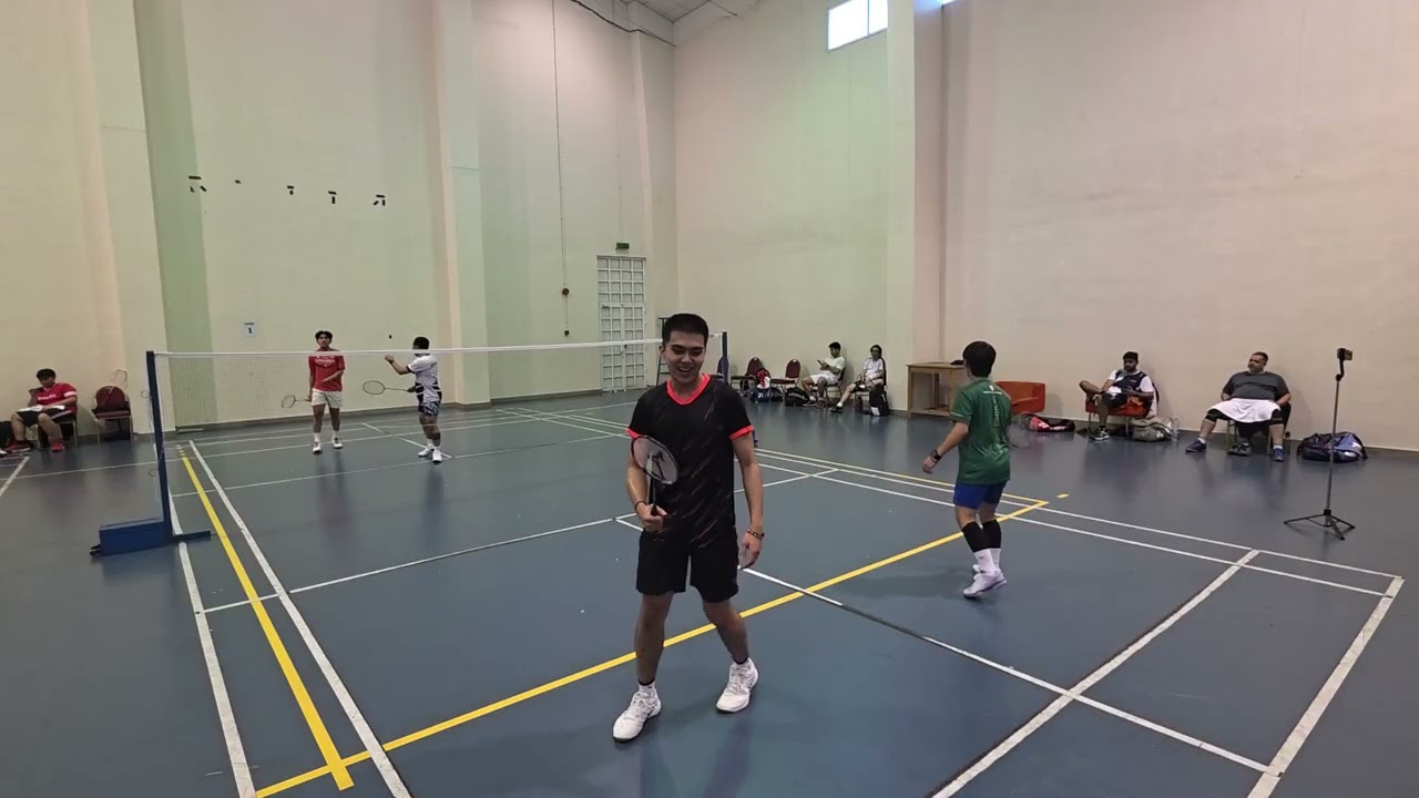 FBL regular badminton queue.| Angelo/Dale vs. Geramyr/Philip | Kingdom of Bahrain