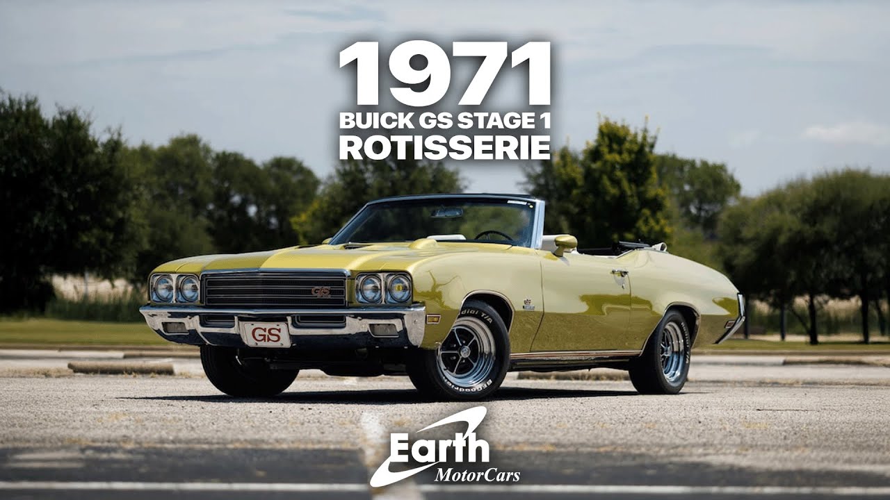 Реставрация кабриолета Buick GS 1971 года выпуска с разборной моделью (масштаб 1/902) на продажу....