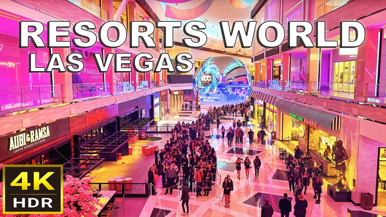 [4K HDR] Resorts World Las Vegas Walking Tour | 2024