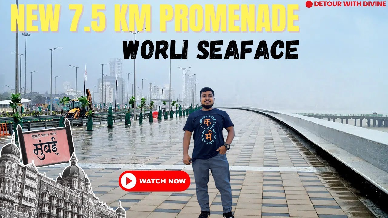 Mumbai Coastal Road Promenade 🌊 | Newly Opened Worli Sea Face +Iconic Bagdadi Restaurant since 1875