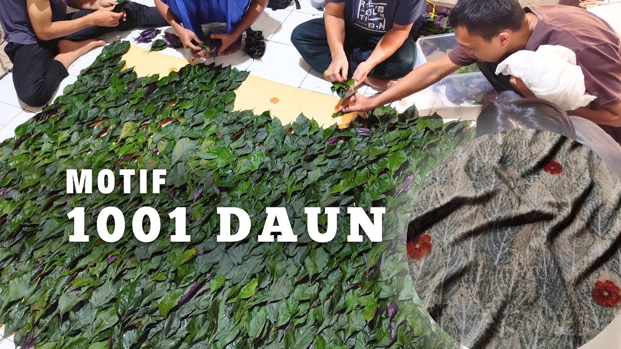 MEMBUAT ECOPRINT DENGAN BLANKET DAUN!! ada yang pernah coba?
