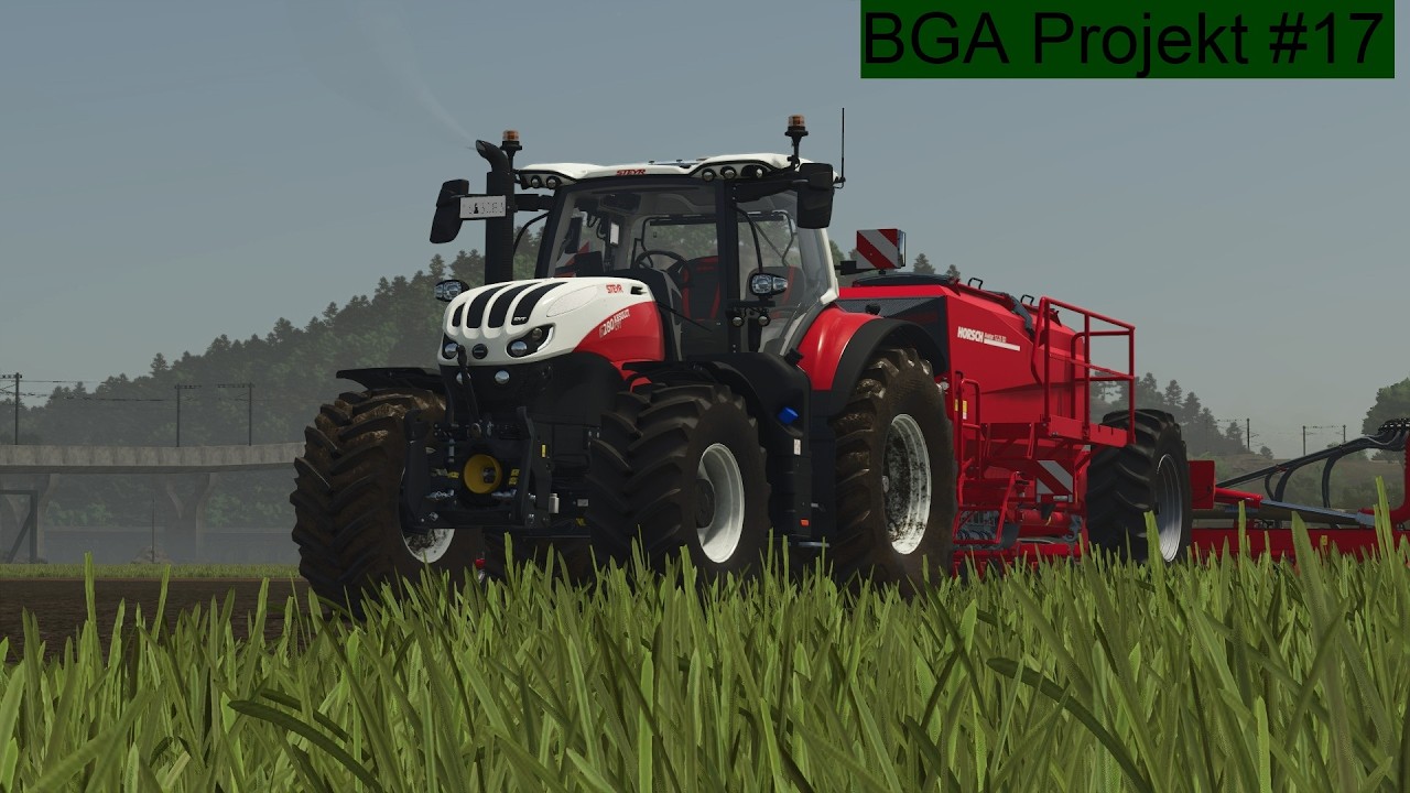 Neuer Traktor und viel Arbeit auf dem Hof. LS 25 BGA Projekt #17