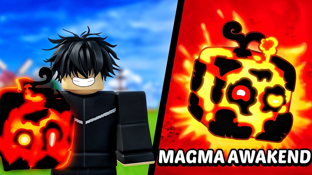 ကျွန်တော် ချော်ရည်အသီးကို V2 တင်ခဲ့တယ် | I Awakened Magma Fruit In Bloxfruits ( Roblox )