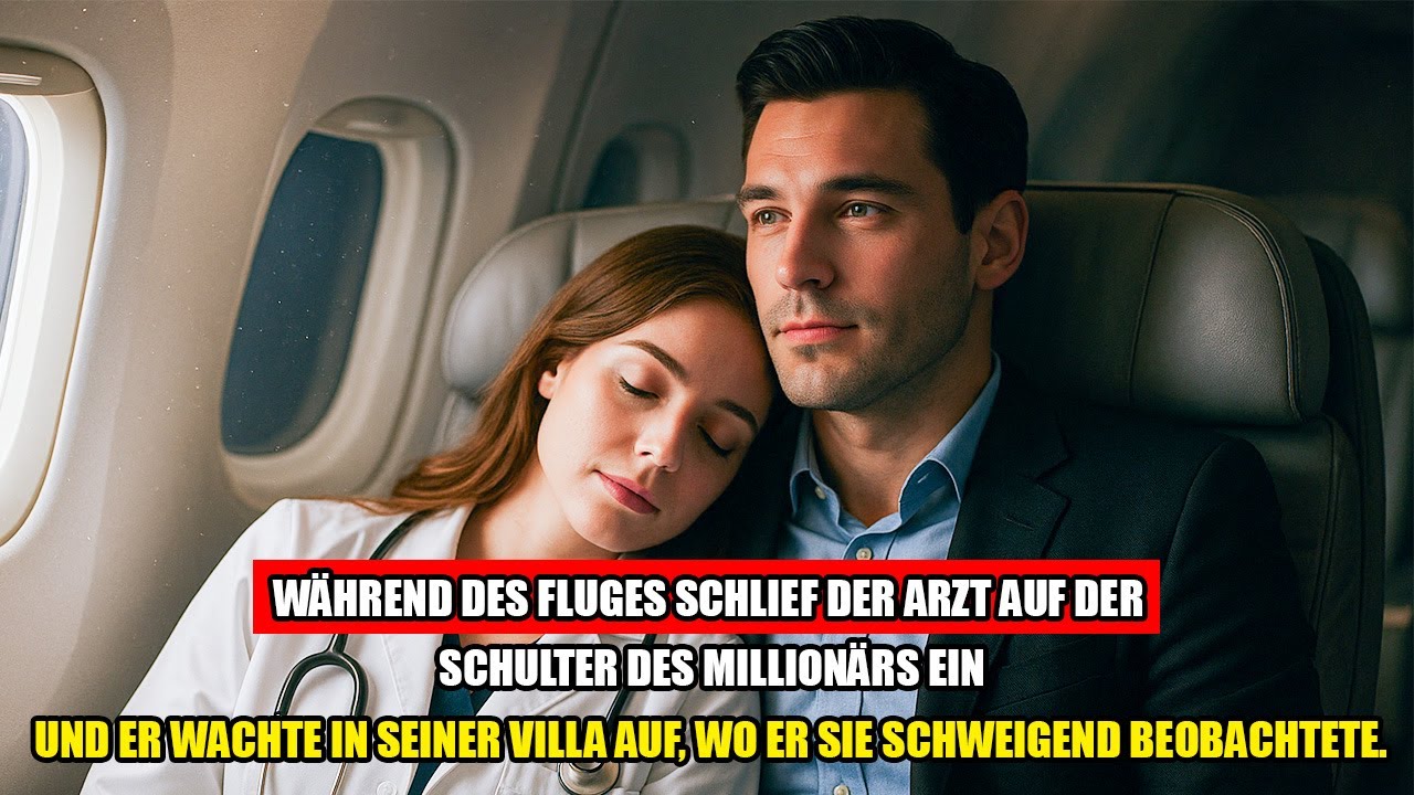 Arzt schlief im Flug auf der Schulter des Millionärs ein und erwachte später in dessen Villa.