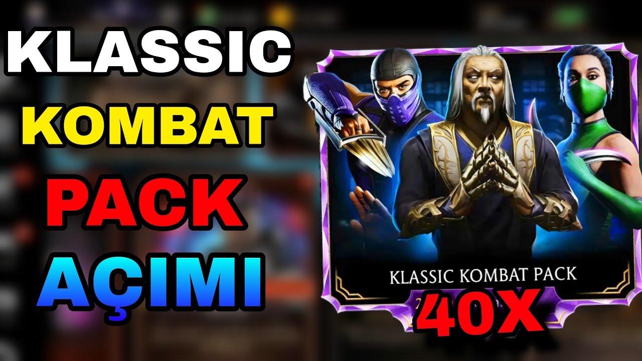 YAPIYORUM ULAN BU SPORU🔥 | 40X Klassic Kombat Pack Açımı | Mk Mobile