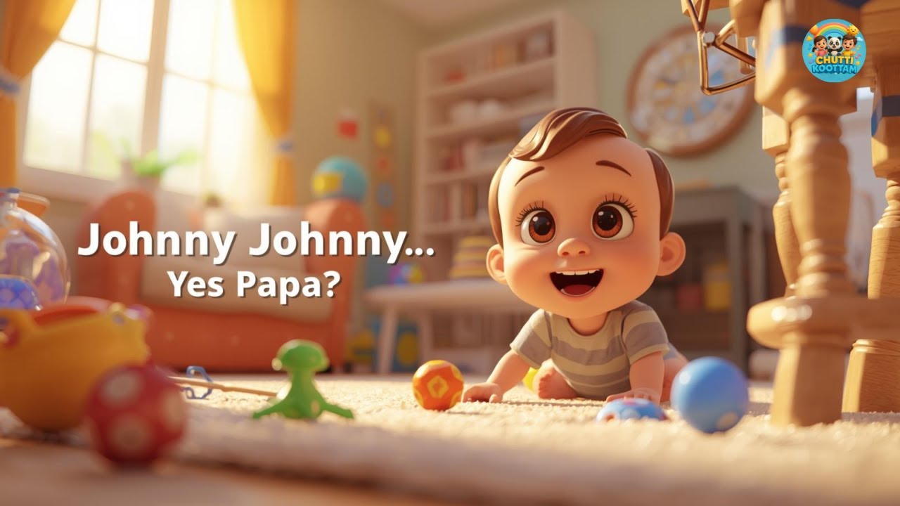 Johnny Johnny Yes Papa 👶🍭 | Nursery Rhyme for Kids | 3D Animation