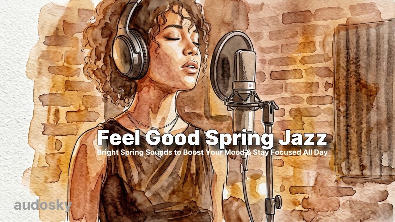 Spring Nostalgia Cafe Jazz ☕ Rainy Spring Coffee Shop Jazz Playlist |