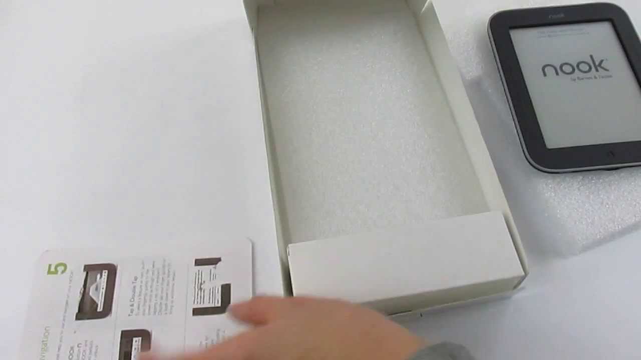 Электронная книга Barnes & Noble Nook The Simple Touch with GlowLight Refurbished | unboxing