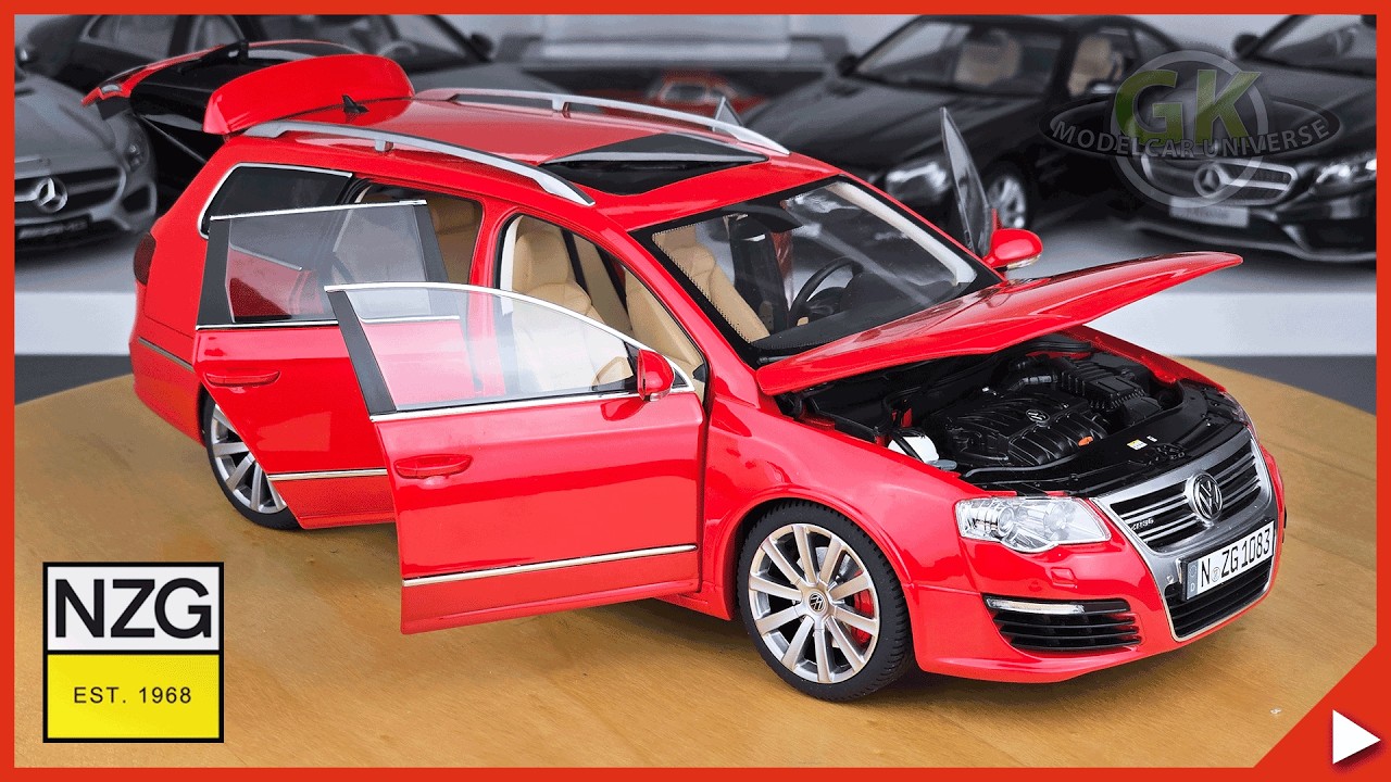 1/18 NZG Volkswagen Passat R36 im Detail | Modellauto Neuheit
