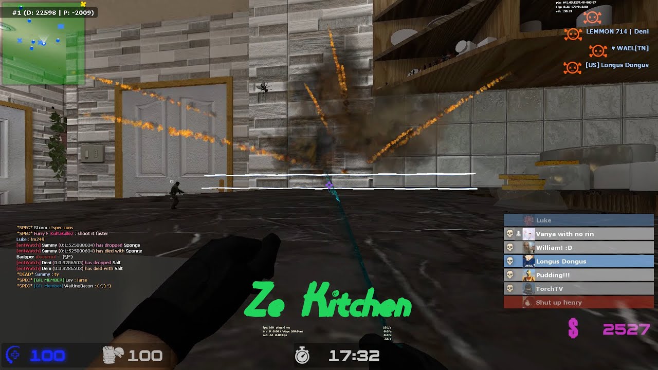 [ CS:S Zombie Escape ] Ze Kitchen Solo win