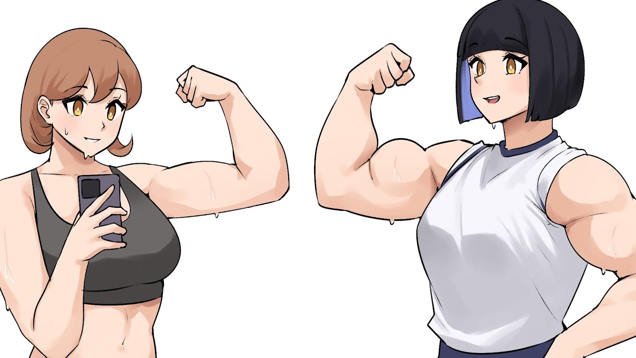 Female muscle growth comic Mel | FMG Comic by musctonk