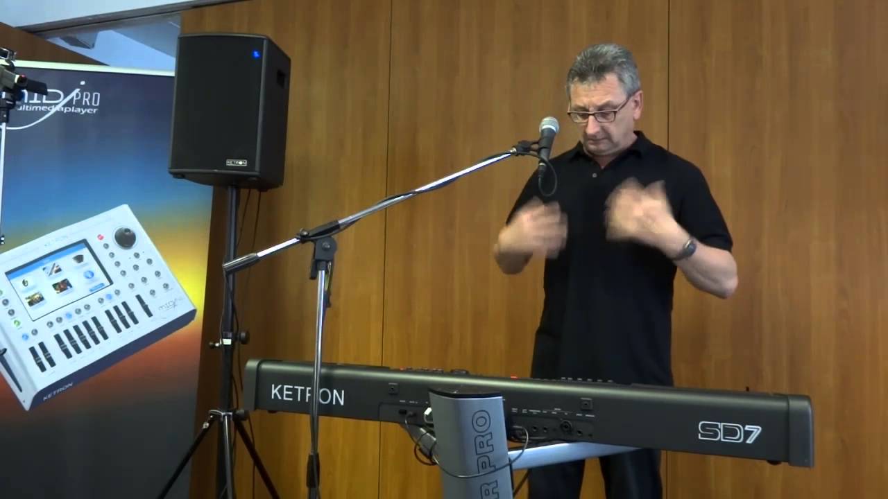 Pr&auml;sentation des Ketron SD 7 mit Bernie Liwowsky live in Erfurt