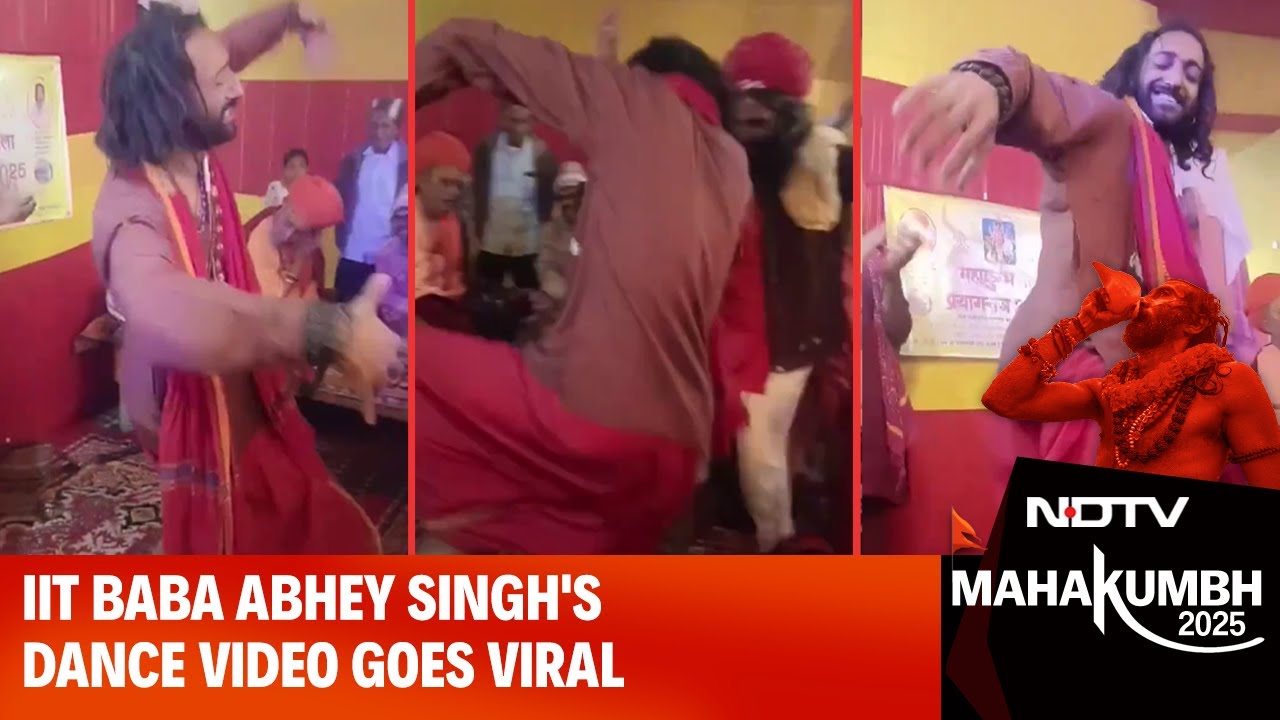 IIT Baba Abhay Singh | IIT Baba Abhey Singh's Dance At Maha Kumbh Goes Viral