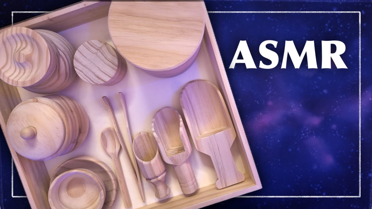 ASMR | Unboxing Wooden Sensory Toy | No Talking