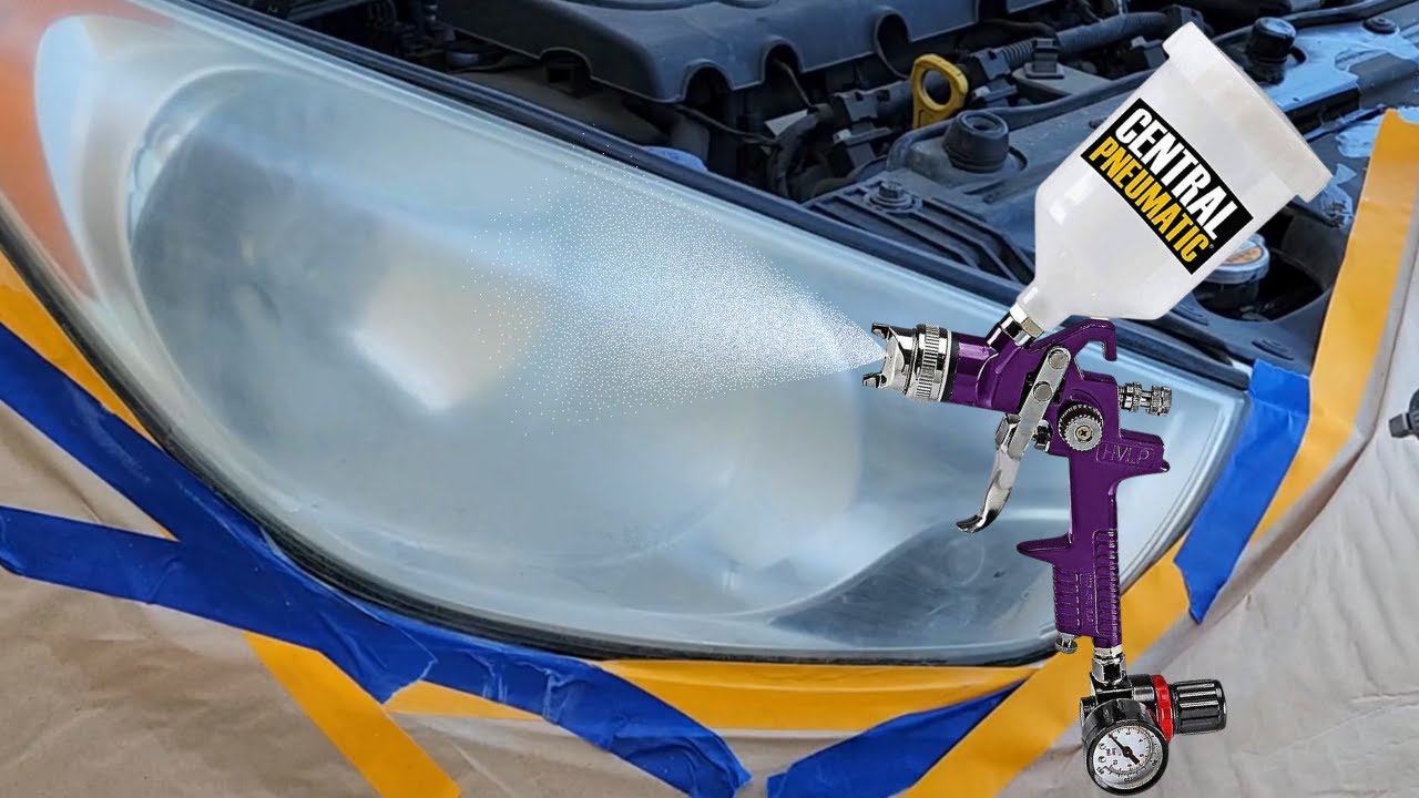 How to Save a LIFE with just one spray: Headlight Restoration