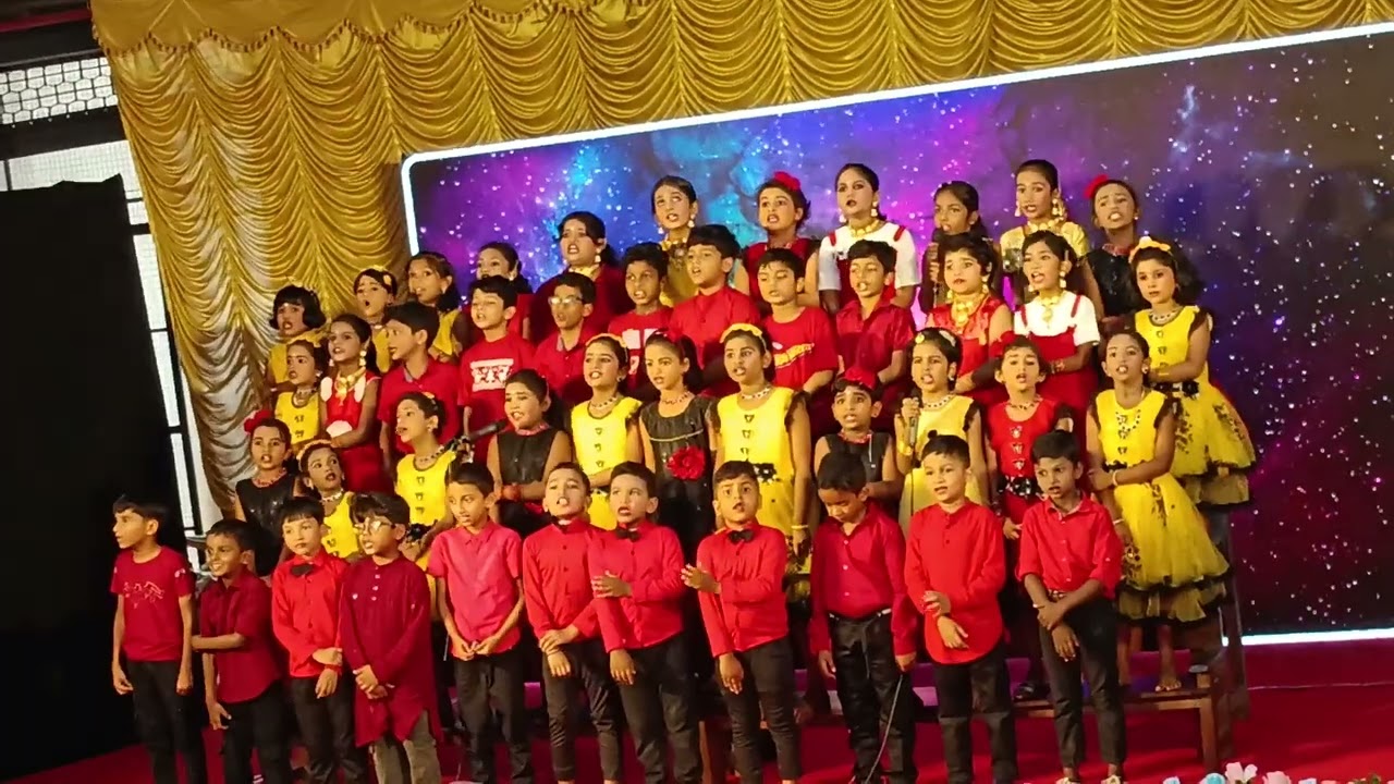 Thannanam song by 1st and 2nd std at annual day ❤️❤️