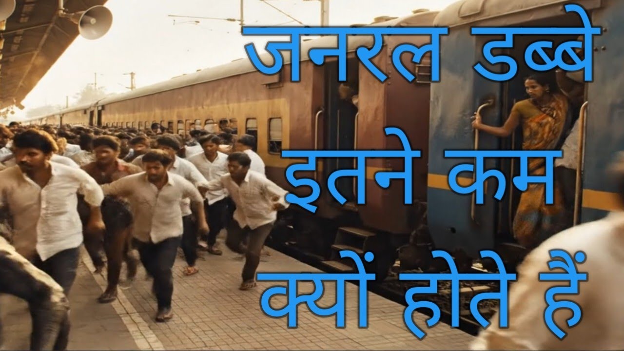 ट्रेन में जनरल डिब्बे इतने कम क्यों होते हैं ?🤔 |  Railway Wale General Coach Kyun Nahi Badhate? 