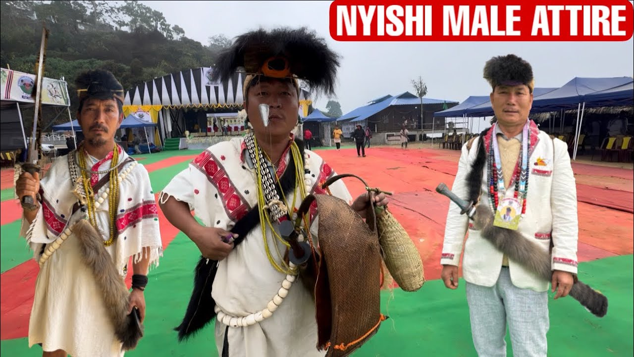 Unveiling Nyishi Male Attire in Nyobia Nyokum 2026: Kurung Kumey Arunachal Pradesh