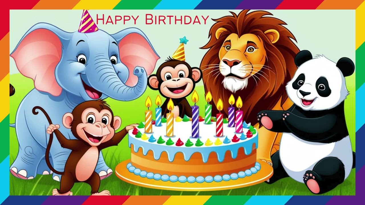 Happy Birthday (Kids Birthday Theme) - TV Art - Screensaver - Wallpaper - Frame Art