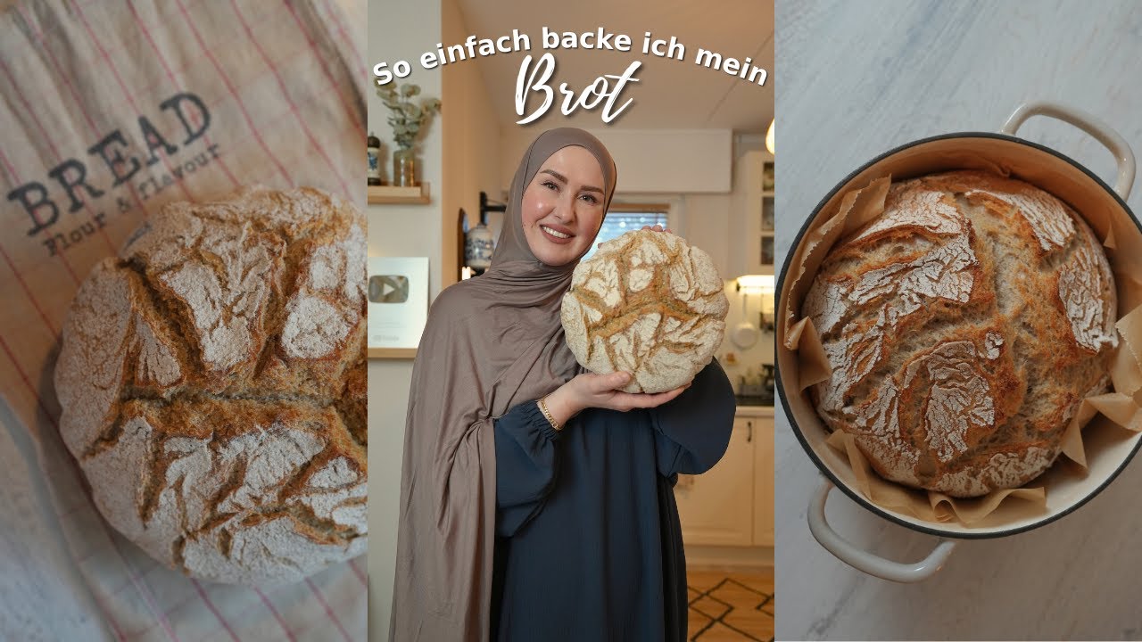 So einfach Backst du ein leckeres und bekömmliches Brot | Roggenmischbrot ohne Sauerteig