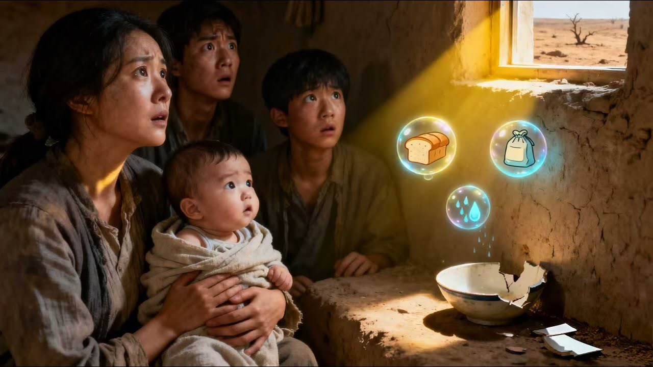 【FULL】She Was Reborn as a Baby in Famine—Her Family Hears Her Thoughts, They Survive the Escape!