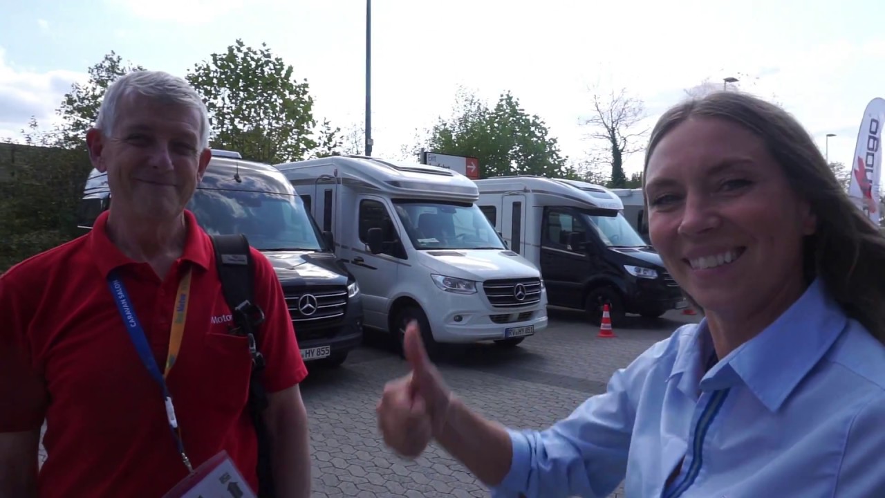 Test driving the Mercedes Sprinter (in the form of a Hymer Grand Canyon campervan)!