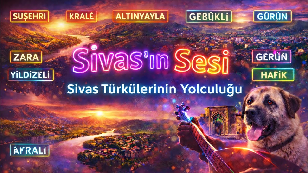 Sivas Türküsü. Böyle Anlatılmadı | İlçeleriyle, Köyleriyle Bir Türkü