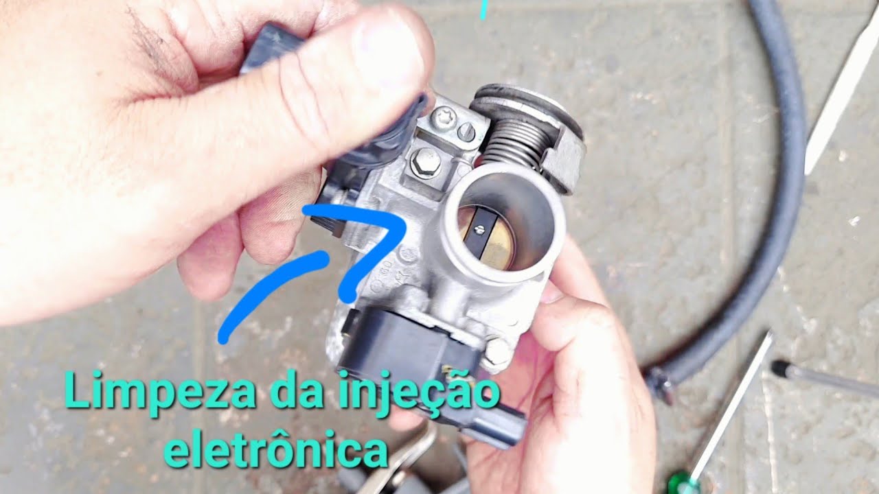 CG 160 Titan limpeza da injeção eletrônica