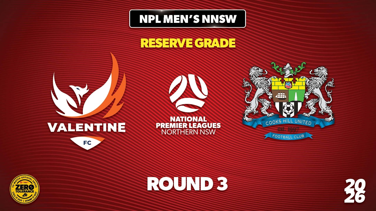 NPL Men's NNSW Reserve Grade Round 3 - Valentine FC v Cooks Hill United