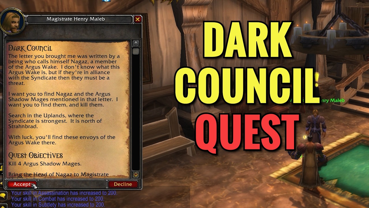 Dark Council Quest (WoW Classic)
