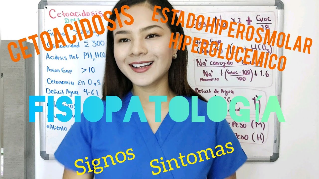 Fisiopatología cetoacidosis Diabética y Estado Hiperosmolar Hiperglucemico ¡EXPLICADO FÁCIL!