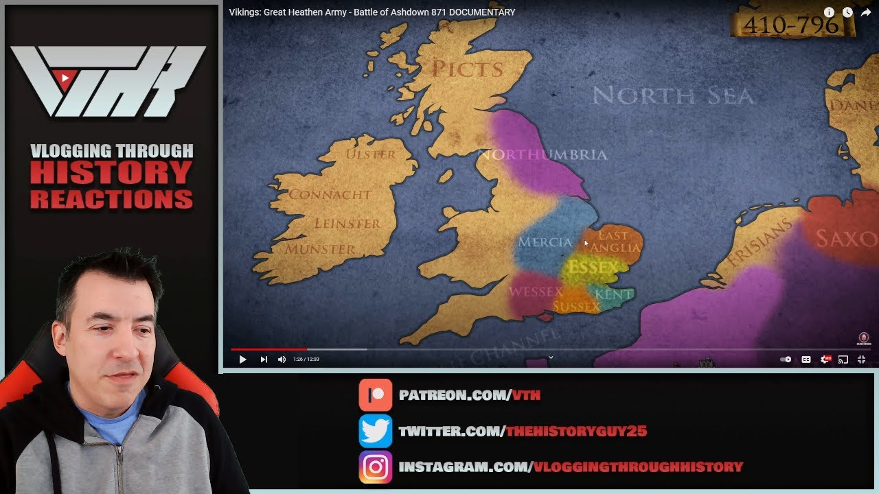 The Great Heathen Army (p1) - The History Behind The Last Kingdom and Vikings