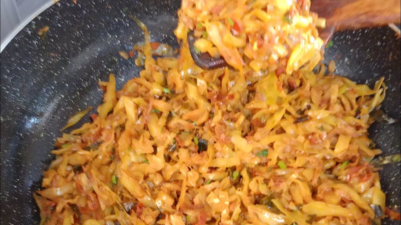 CABBAGE FRY RECIPE IN TAMIL