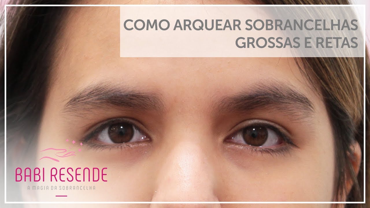 Curso design de sobrancelha #60 Como arquear sobrancelhas grossas e retas