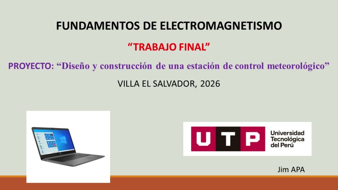 Electromagnetismo: Estación metereológica