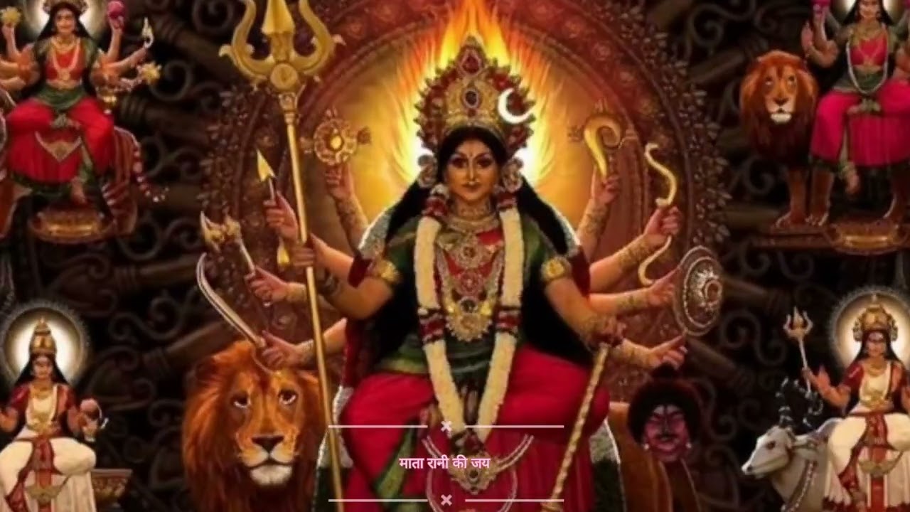 माता दुर्गा के 9 रूप नवरात्रि गीत 🎵 #video #kid's song #navratri special  songs 🎵  mata rani ki jai 