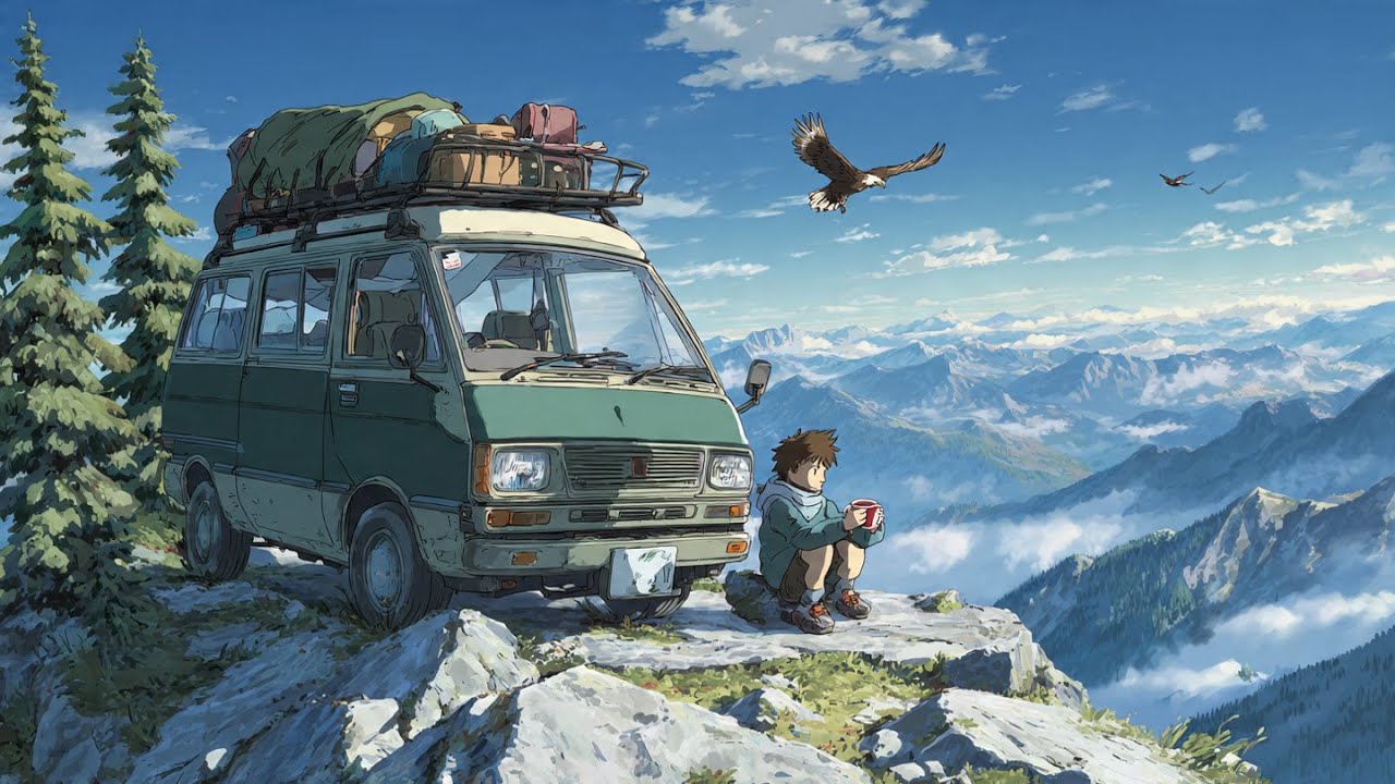 🚐 Nonstop Lo-fi Roadtrip Chill | Cozy Van Life Beats for Study, Sleep & Relax | Live 24/7