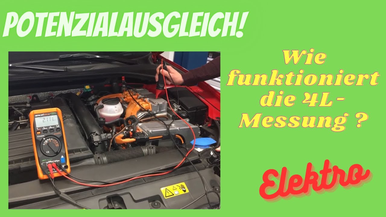Potenzialausgleich am Elektroauto messen (Praxis)