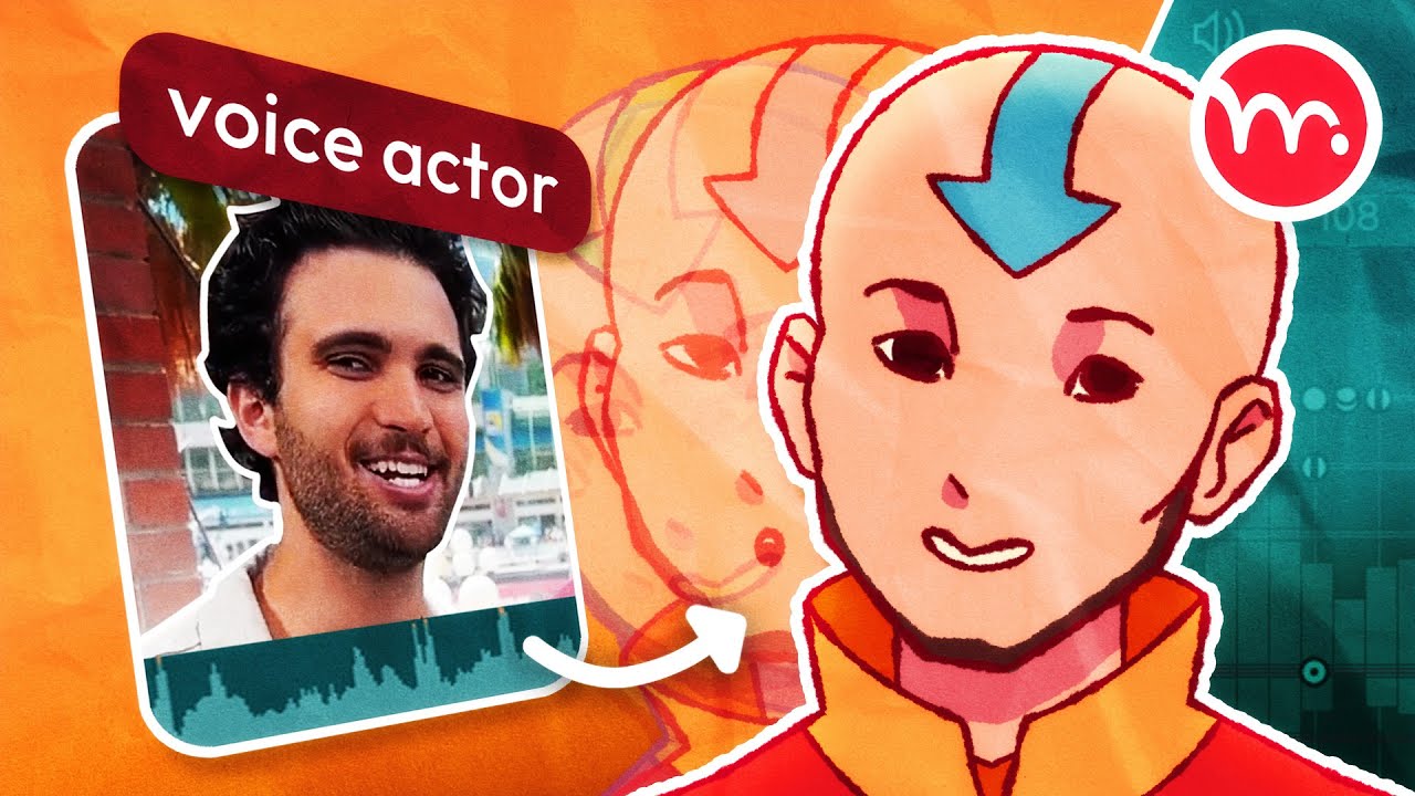 I animated Aang's voice actor as an adult | my moho animation workflow