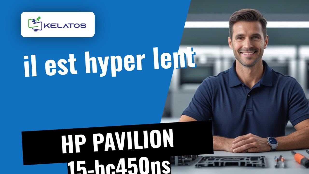 HP PAVILION 15-bc450ns : il est hyper lent ⏳ Voici comment le réparer