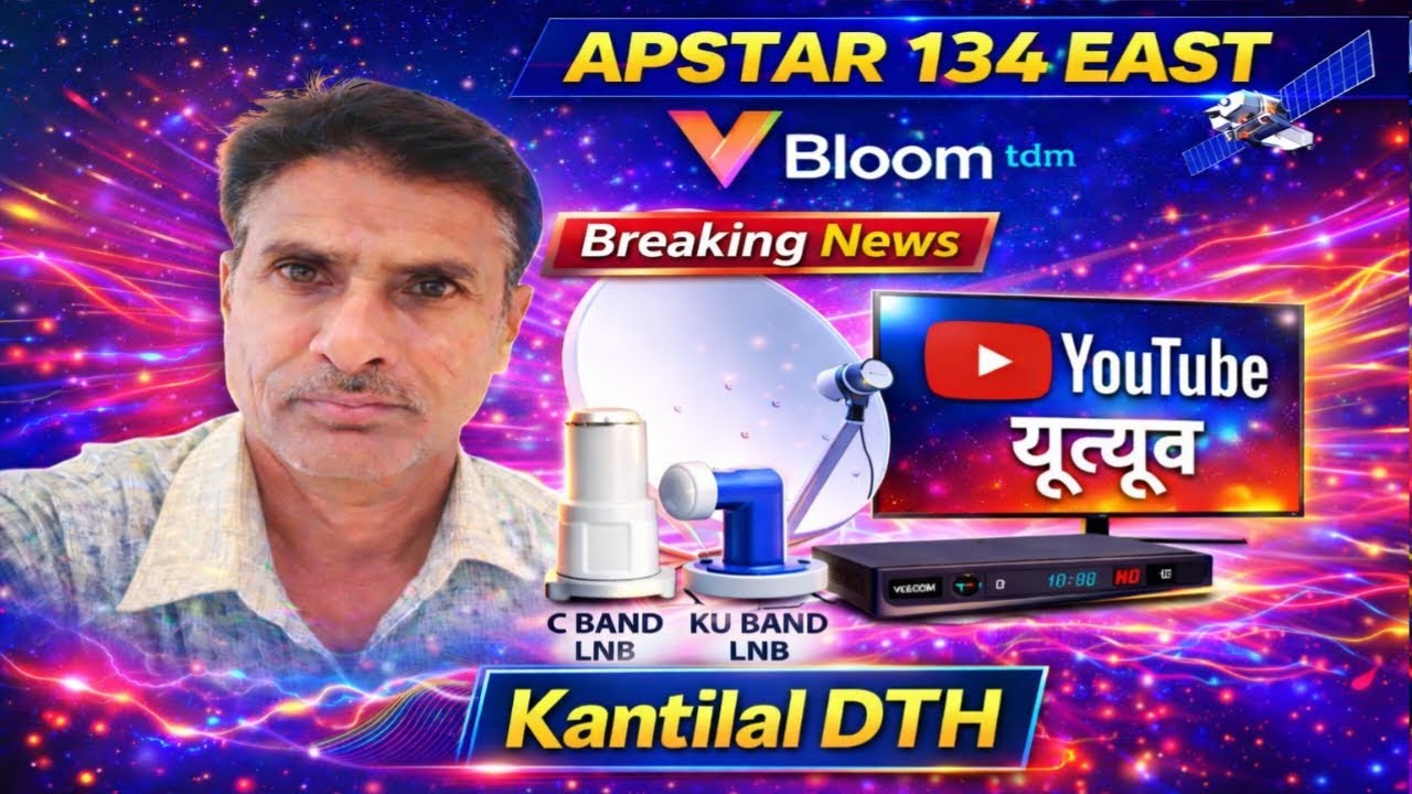 Apstar 134 kaise Set Kare ! Ku Band Sattelite tracking