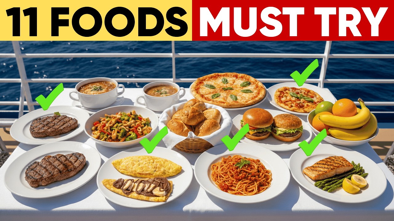 11 Cruise Foods That NEVER Gave Me Food Poisoning (Every Single Cruise)