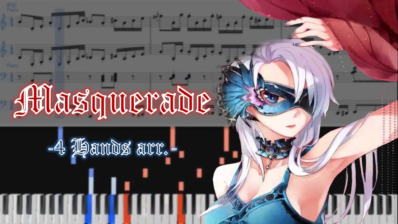 M2U - Masquerade(Cytus Soundtrack, for 2 players)[Piano Arrangement]