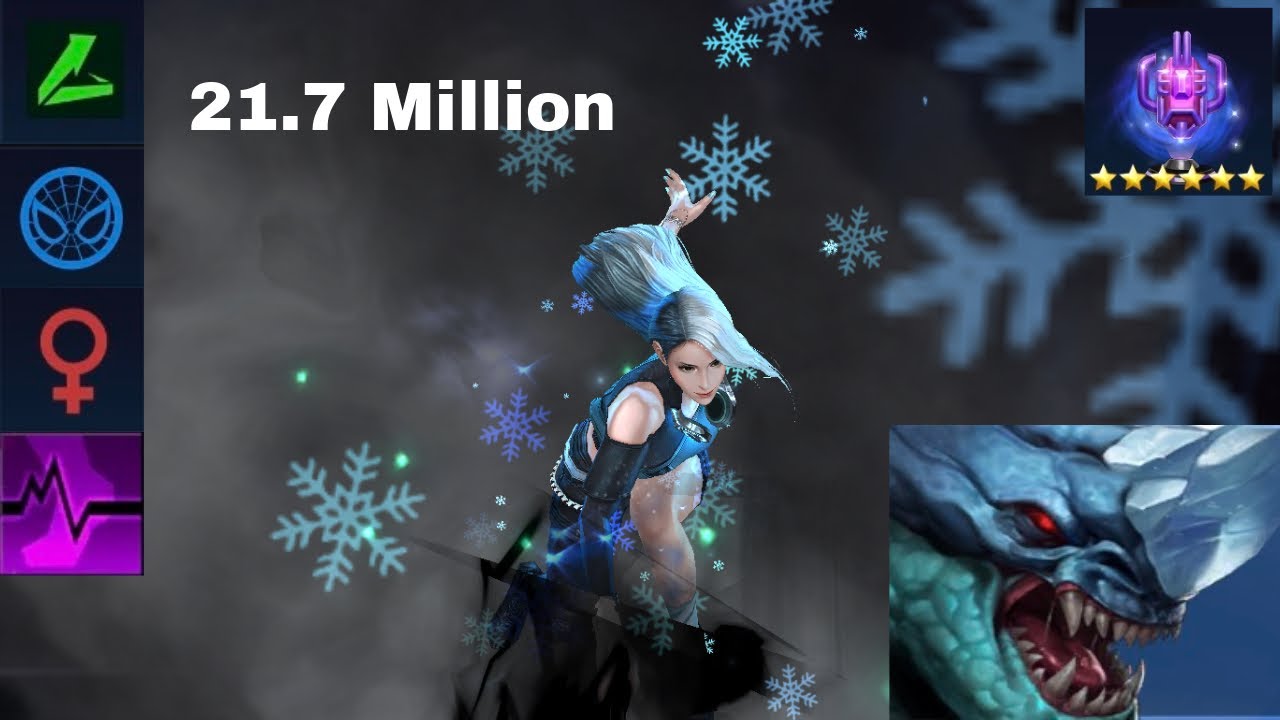 Luna LSS1 21.7 Million (Brilliant Rage) | Speed Hero Female ABX Paralysis - Marvel Future Fight
