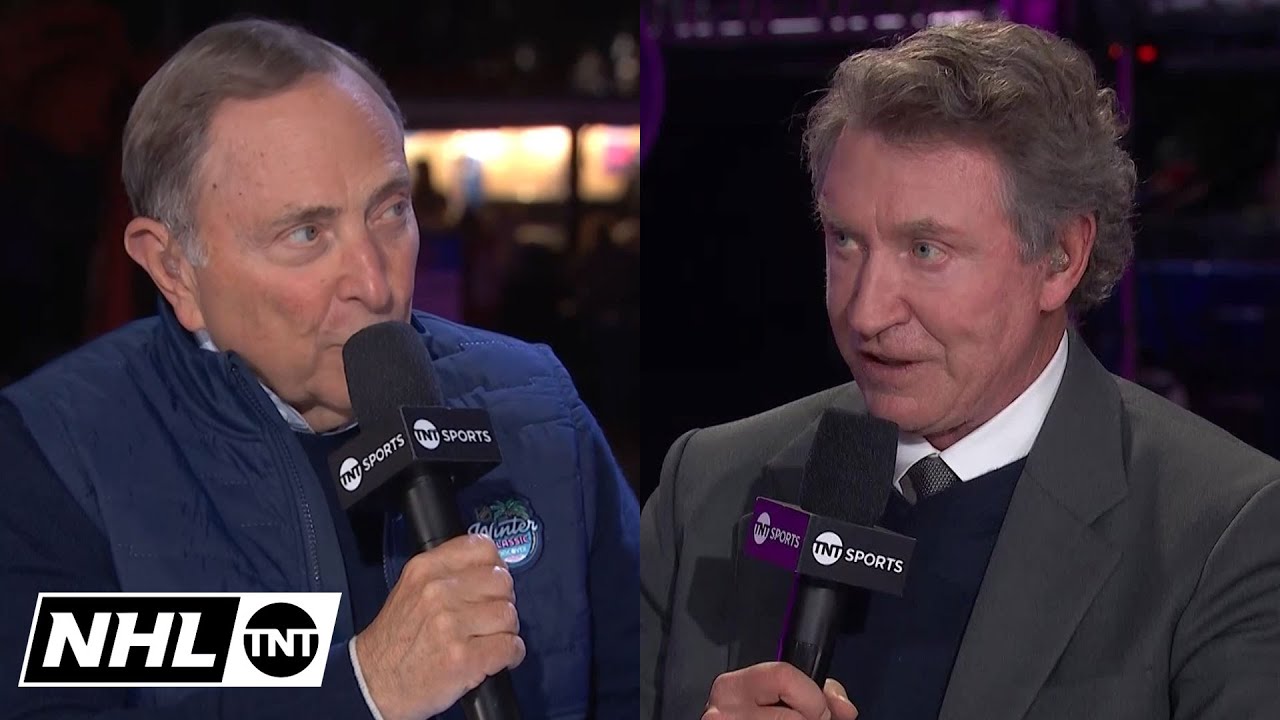Gary Bettman Joins the NHL on TNT Panel at the Winter Classic