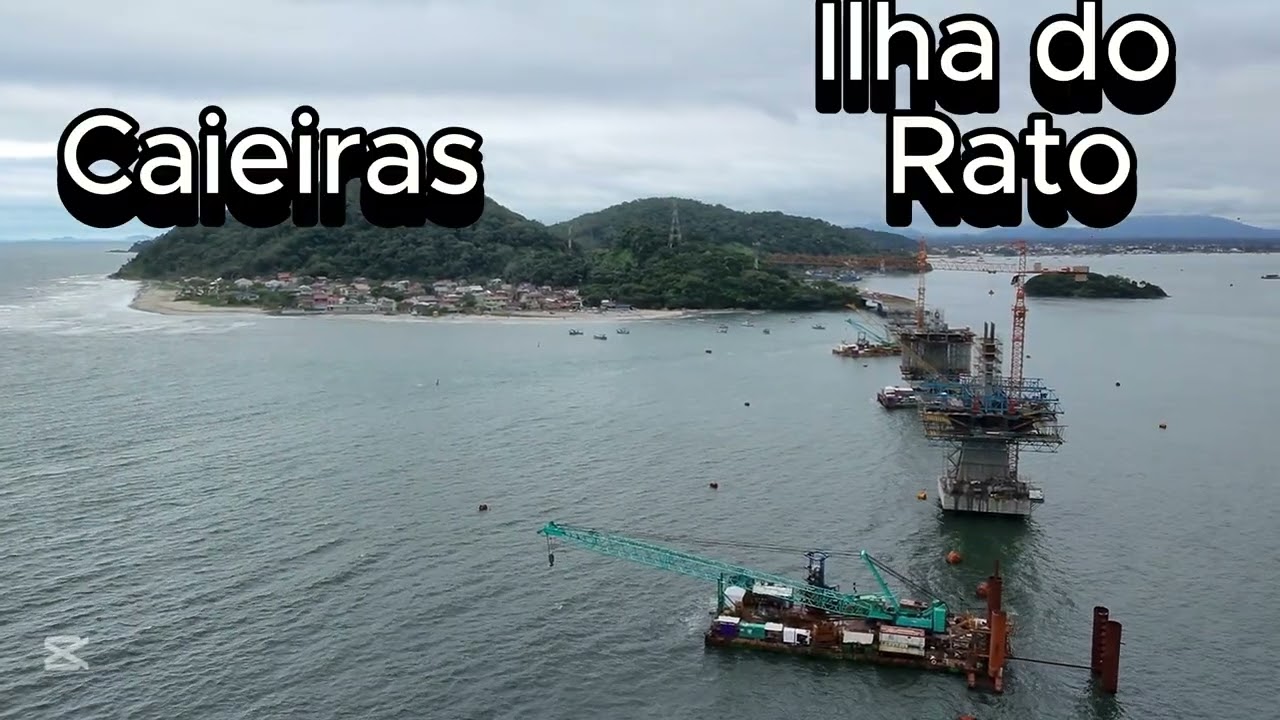 Guaratuba - 08/06/2025 - Drone Ponte de Guaratuba