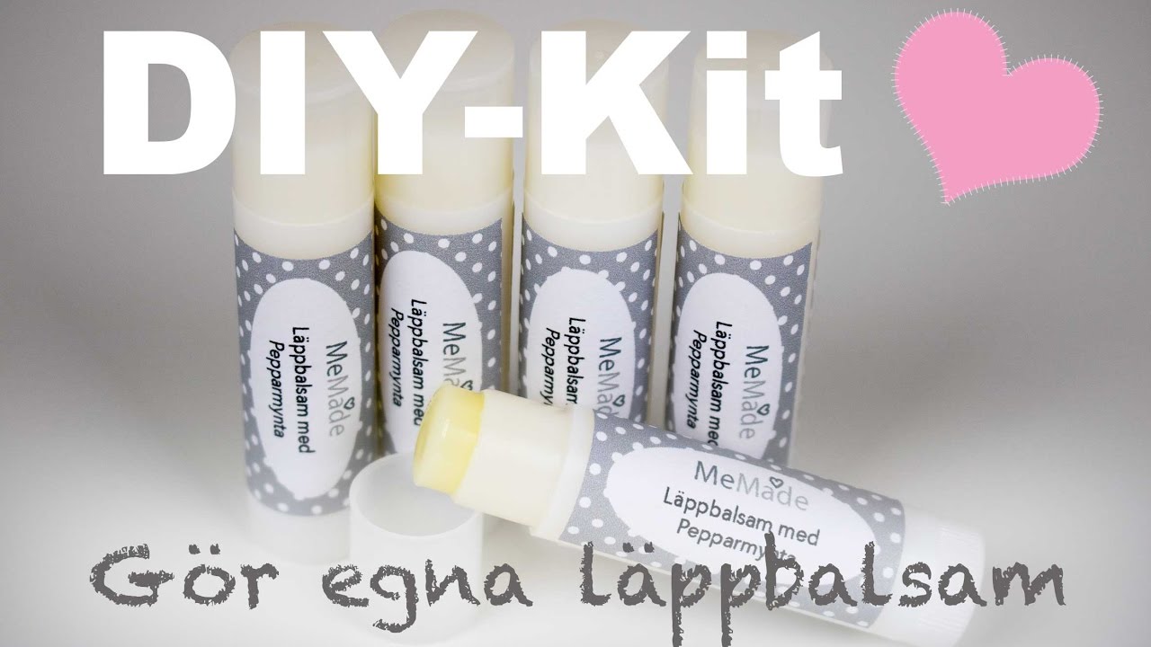 DIY-Kit, Gör dina egna läppbalsam!